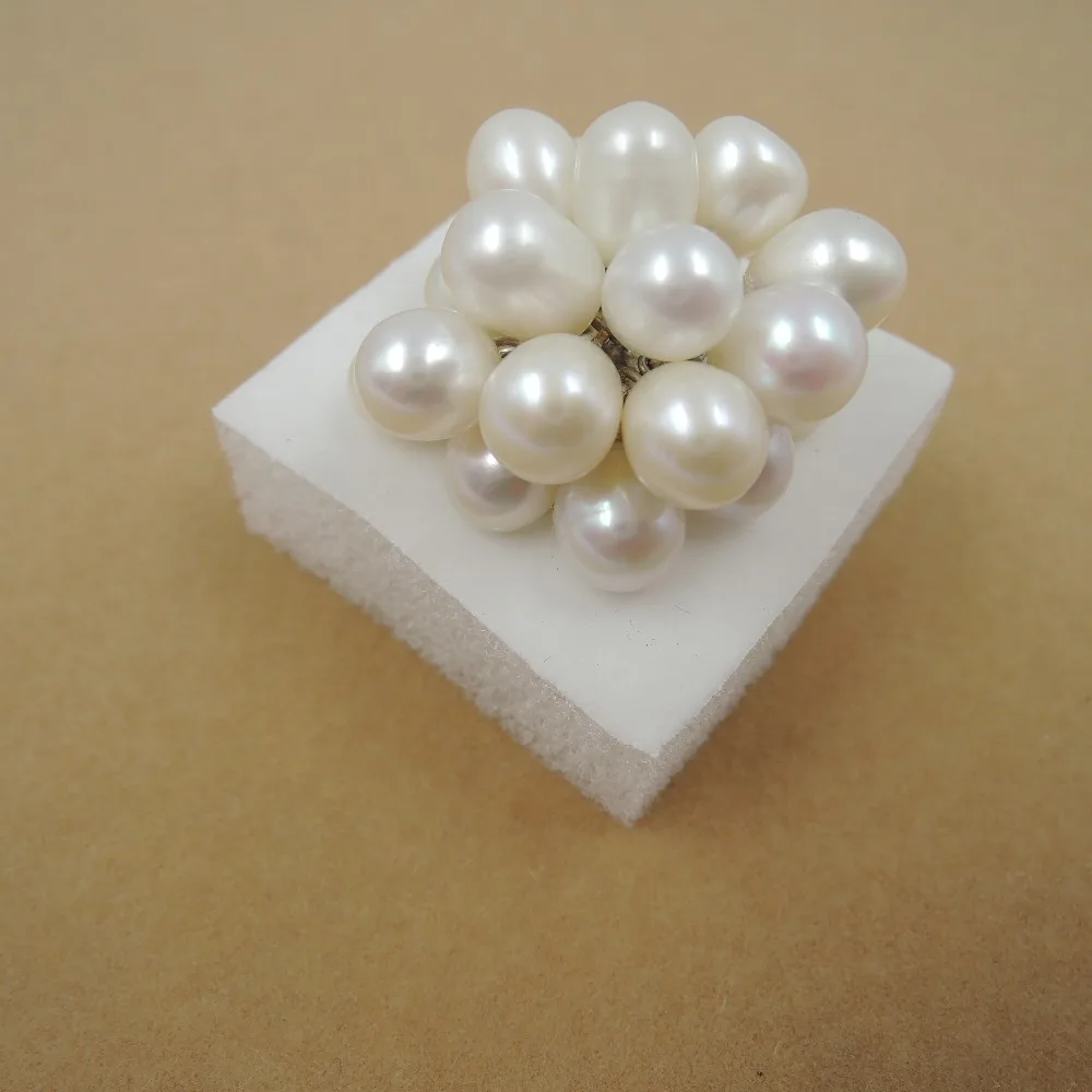 100% натуральное пресноводное жемчужное кольцо жемчуг AAAA качества|pearl pearls|pearl