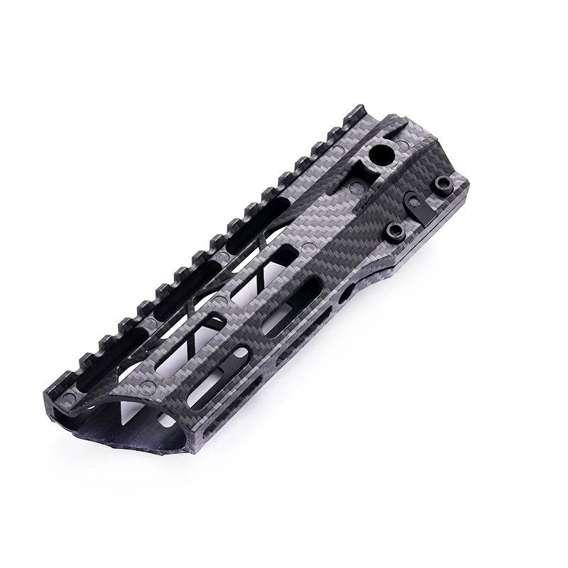 7 inch Охотничьи ar15 M4 Rife оружейные крепления для прицела M-LOK MLOK с бесплатным поплавком и 2шт рельсы Пикатинни рукавицы Handgua - Цвет: 7 inch