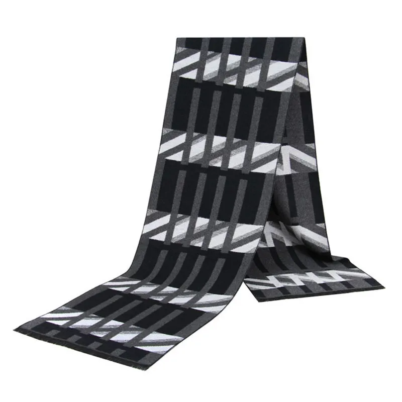 Шаль с эффектом омбре для мужчин и женщин шарфы из смеси кашемира градиентом