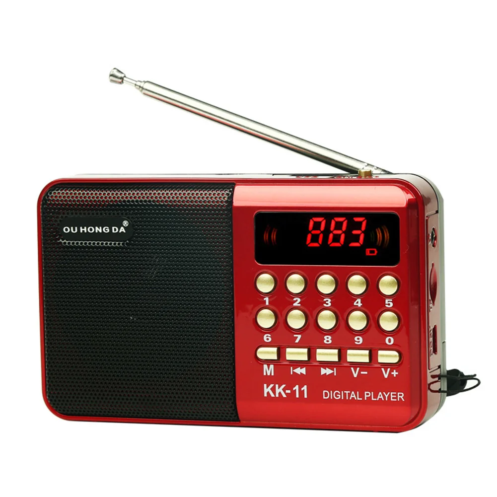 Многофункциональный Мини Ручной портативный цифровой FM usb зарядка музыкальный