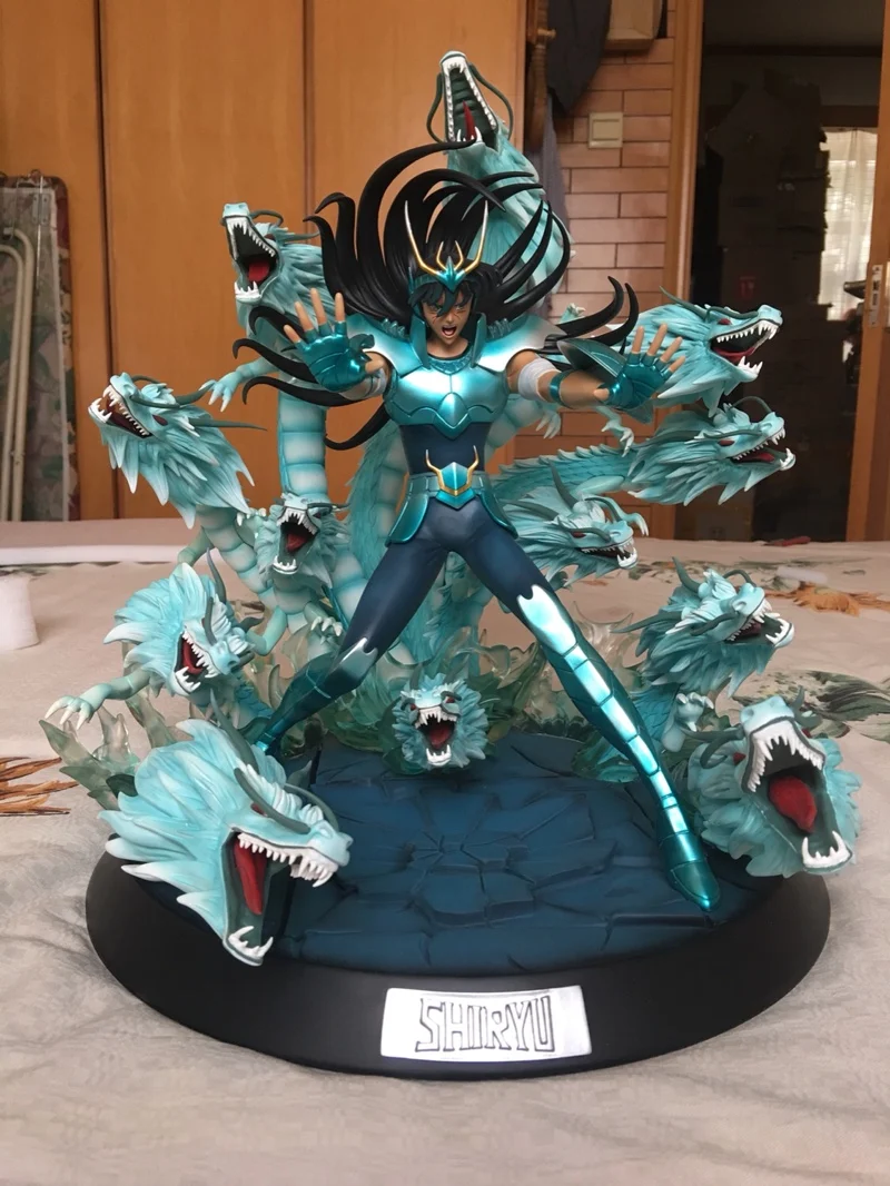 

MODEL FANS IN-STOCK Saint Seiya Bronze Saint Shiryu 100 Rising Dragons GK resin made for Collection