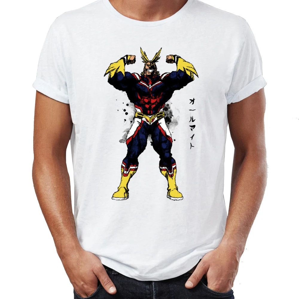 Мужская футболка с надписью My Hero academic All May Deku Pride Rock забавная Футболка принтом |