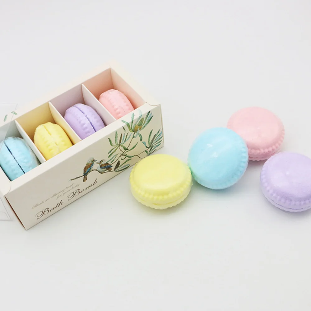 Fizzy Macaron банные бомбы соль Органическая банная бомба подарочный набор клубника