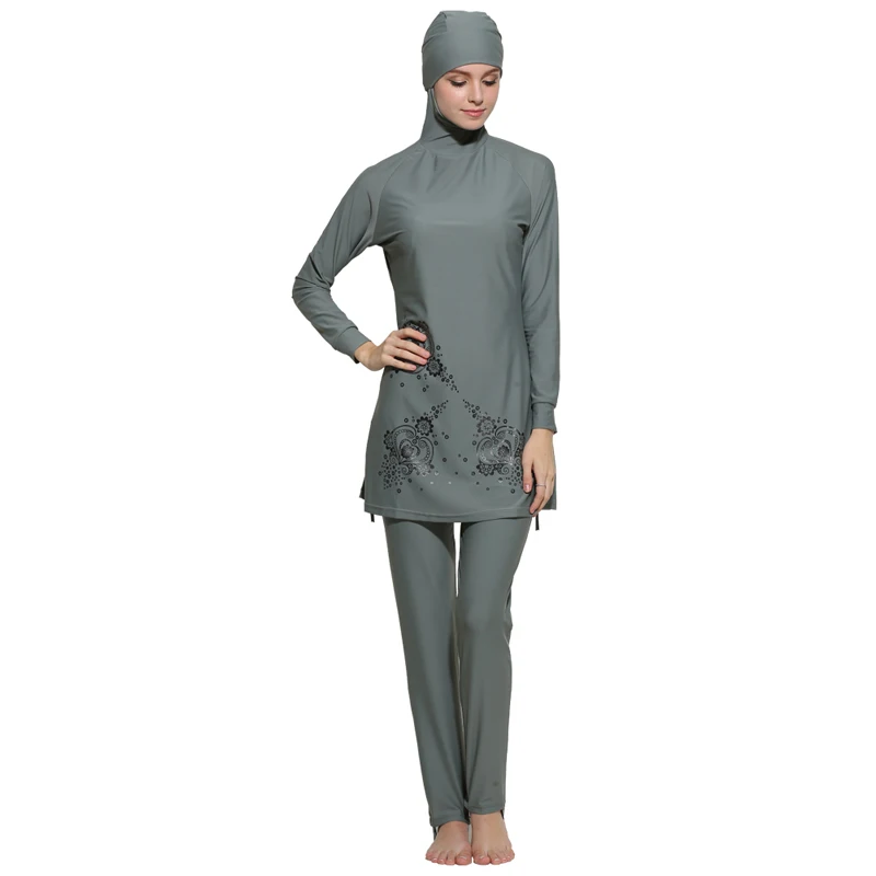 Мусульманская одежда для купания YONGSEN женский купальный костюм Burkinis Musulman женская