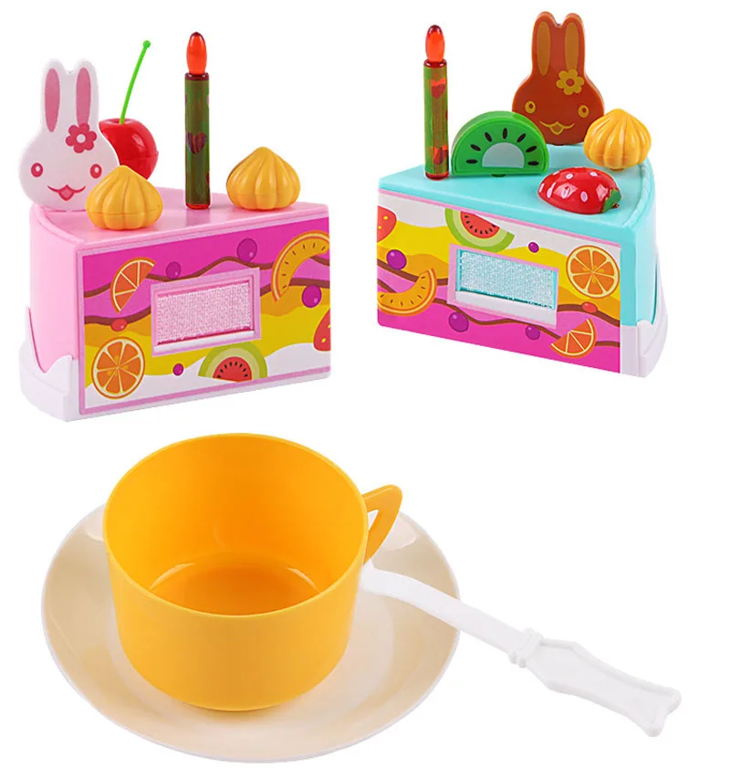 Kitoz 75 шт. мини торт для счастливой резки милая игрушка миниатюрная еда куклы