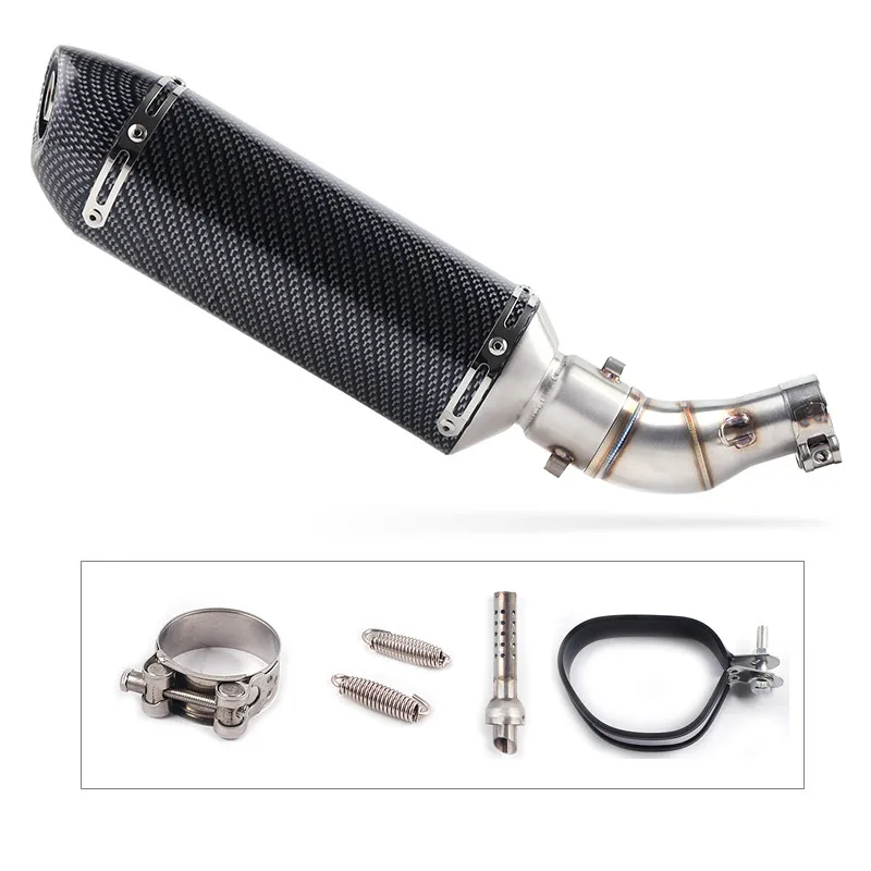MT-03 MT03 мотоцикл глушитель трубы среднего звенья трубы Escape для YAMAHA YZF-R3 R3 R25 R30 слипоны