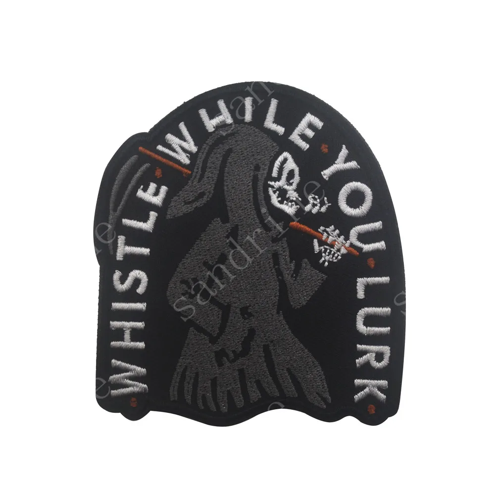 3D WHistle You Lurk вышивка патч для поддержания боевого духа патчи тактическая эмблема