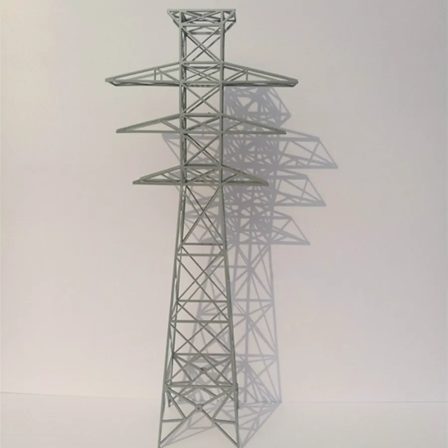 30cm Sand Tray Model Material Scene High Voltage Electric Tower Transmission Finished Product | Игрушки и хобби