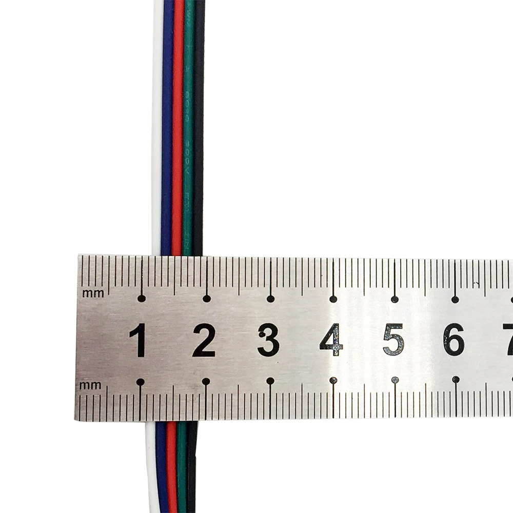 Луженая Медь 22AWG 5 контактный светодиодный RGB кабель ПВХ изолированный провод