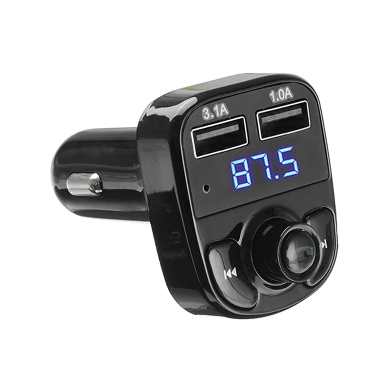 HY82 автомобильный Bluetooth Hands Free Автомобильный MP3 музыкальный плейерфм передатчик 5V