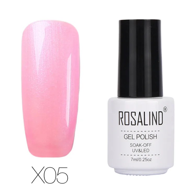 X05 Гель ROSALIND, 1 S, модная жемчужная серия, Цветной Гель-лак для ногтей, элегантный дизайн, маникюр, Полупостоянный лак, гель, лак для ногтей - Цвет: X05