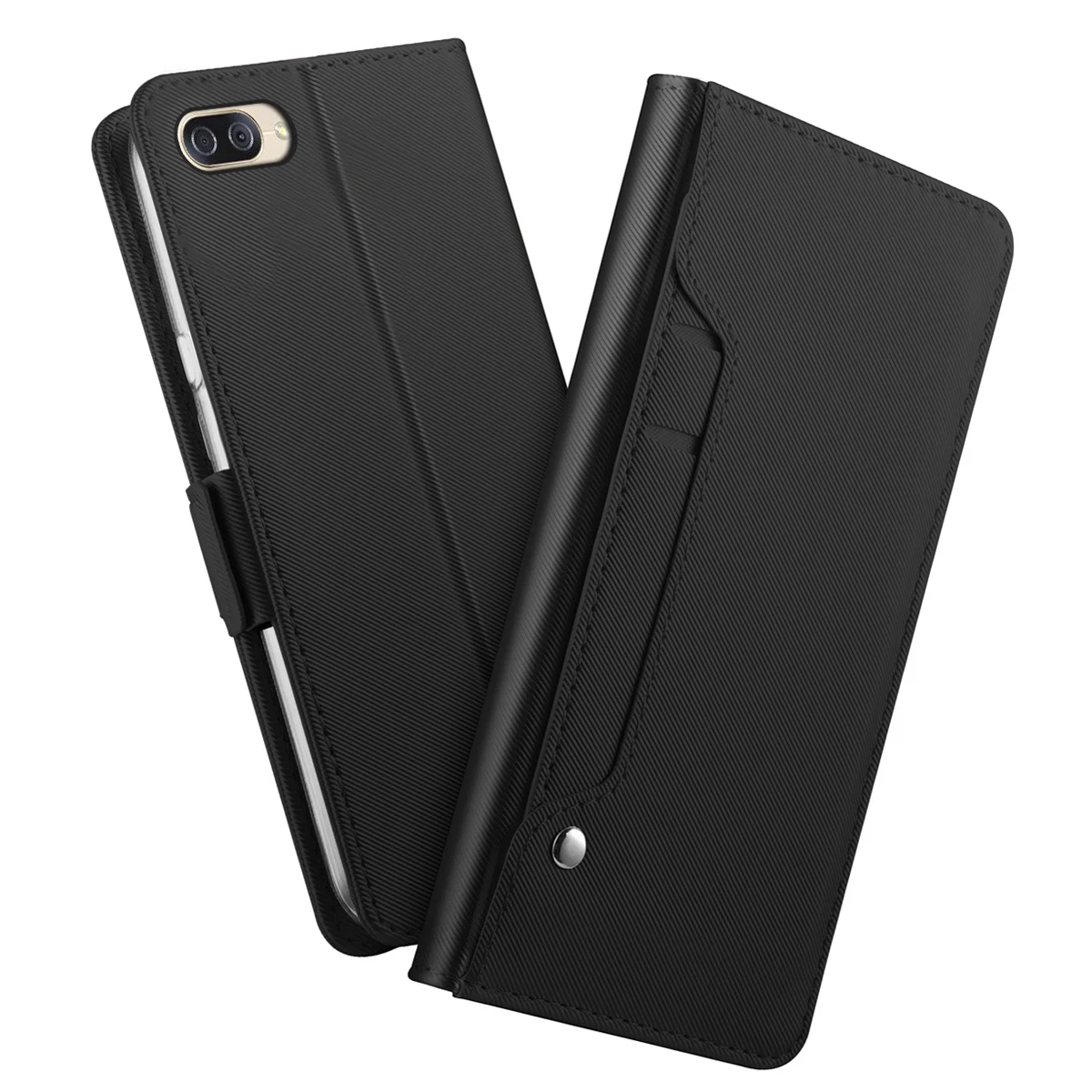 Для Asus Zenfone 4 Max ZC520KL ZC554KL чехол с откидной крышкой и отделением для карт зеркальный кожаный бумажник для Asus Zenfone 4 Selfie ZD553KL чехол