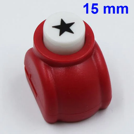 1pc 15mm 1,5 см-7,0 см пятиконечная звезда фигуры для творчества Дырокол бумаги дырокол для скрапбукинга бумага для рукоделия «сделай сам» резак EVA пена удар - Цвет: 1pc 15mm