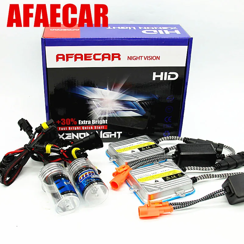 H7 55W тонкий балласт комплект HID ксеноновая фара Лампа 12V H1 H3 H11 h7 9005 9006 ксенон hid 4300k