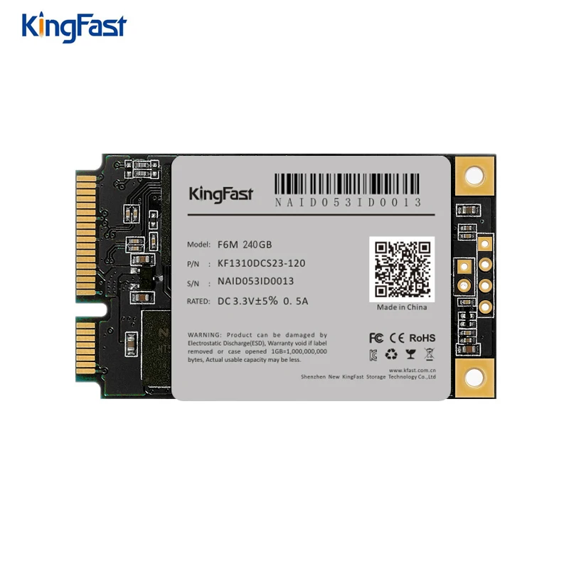 Твердотельный накопитель Kingfast Sata3 MLC 240 ГБ msata SSD внутренний жесткий диск для
