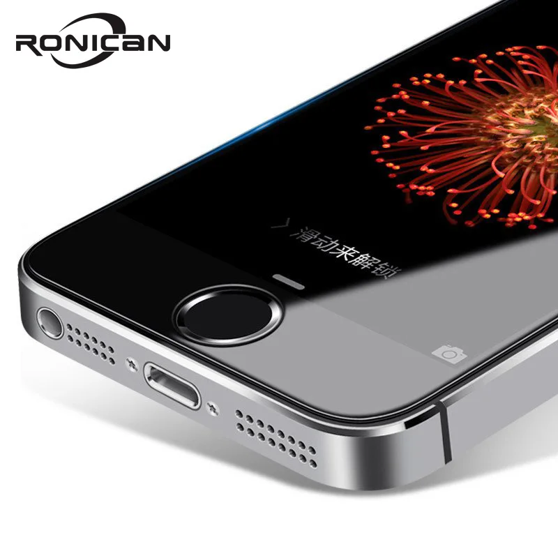 9H 2.5d 0 26 мм для iPhone 5 5s 5c высококачественное закаленное стекло Защита экрана RONICAN