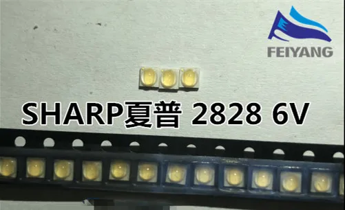 200 шт. для острых светодиодный подсветка высокая мощность 0 8 Вт 2828 6 в холодный