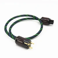 hi end schuko power cable eu power cord with eu plug mains power cable hifi audiophile european ac power cable