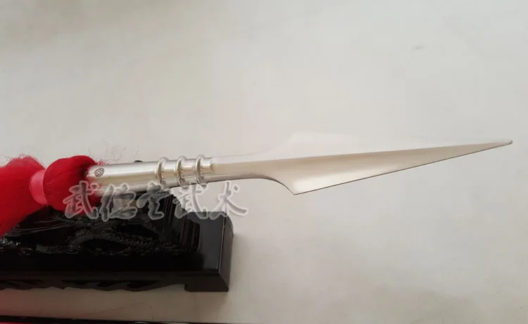 Ручная работа китайская копье из нержавеющей стали Wushu меч кунг-фу дао с стержнем