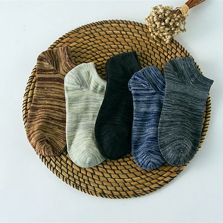 10 штук = 5 пар женские и мужские носки лодочки в повседневном стиле с низким