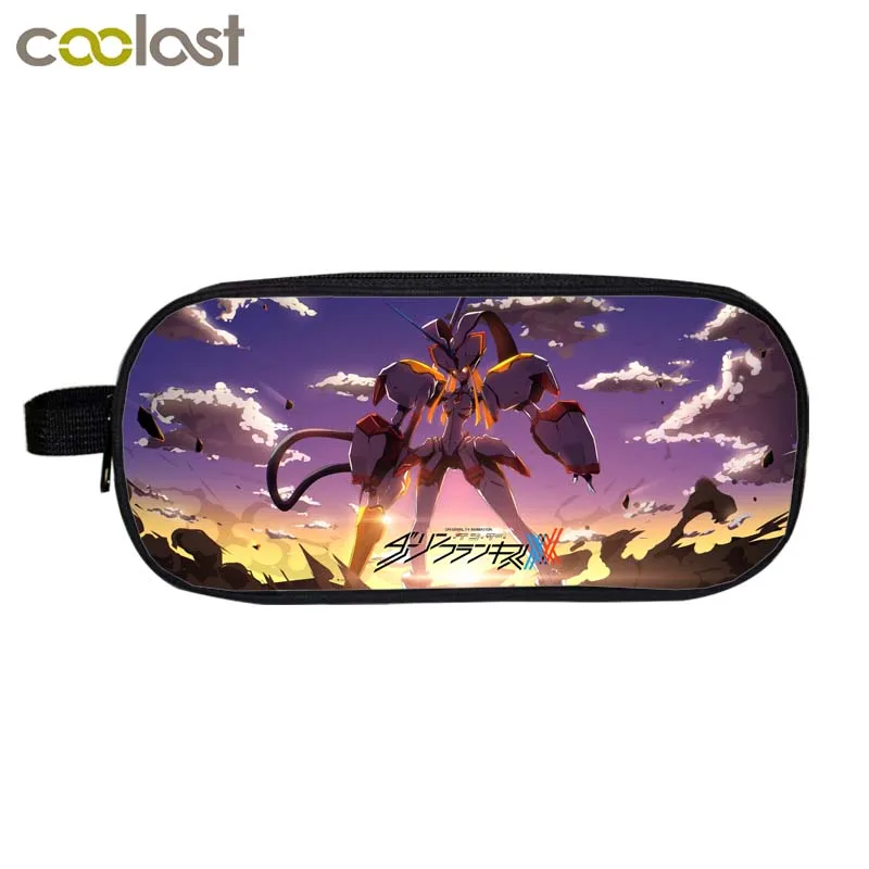 Косметический Чехол Darling in the FranXX с держателем для карандашей, сумка в стиле аниме HIRO ZERO TWO, школьный чехол, школьные принадлежности - Цвет: qbbDARLING06