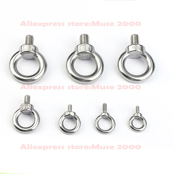 Стальной болт для глаз 304 подвесной с кольцом поднятия веса из стали M14 M16 M18