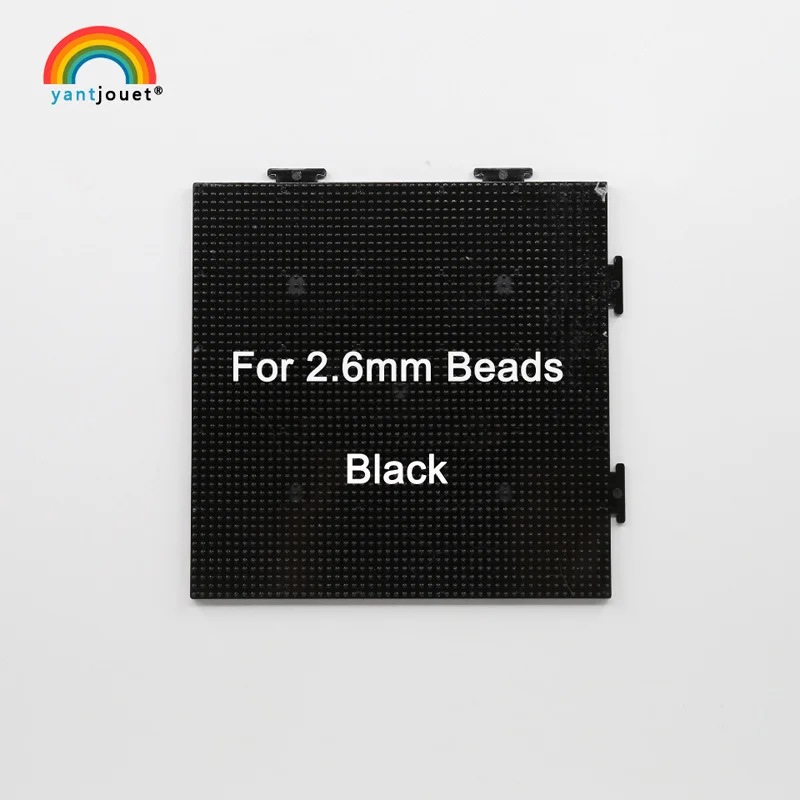 Yant Jouet 2,6 мм Хама бусины красочные Pegboard белый черный розовый зеленый синий шаблон доска круговой квадратный DIY рисунок Материал