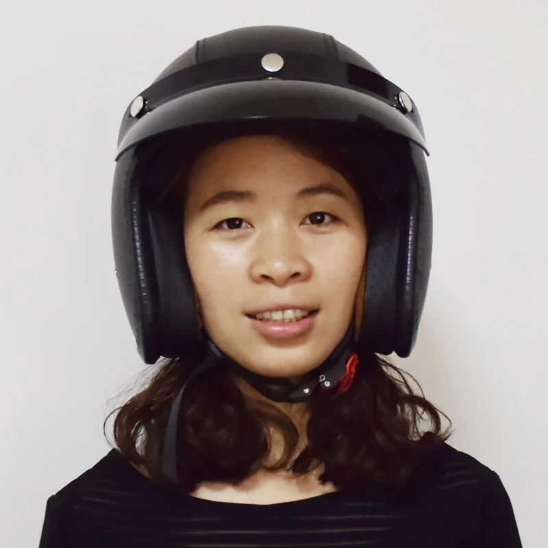 

DOT Retro Motorcycle Helmets High Quality ABS Half Face Helmet Chopper Cruiser Biker Safe Helmet Winter Protection Equipment
