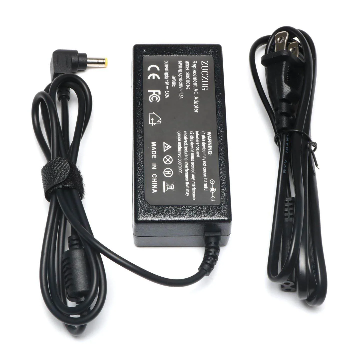 Источник питания 19 V 3.42A 5,5X2,5mm зарядное устройство для ноутбука адаптер переменного тока блок питания DC 19 V Вольт зарядки ноутбука 5,5*2,5 65W B450 B550 B560