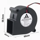 1 Piese Gdstime 6 см 60 мм x 28 мм 24 В постоянного тока вентилятор охлаждения кулер вентилятор 60x28 мм 6028s вентилятор постоянного тока воздуходувное устройство 24 В