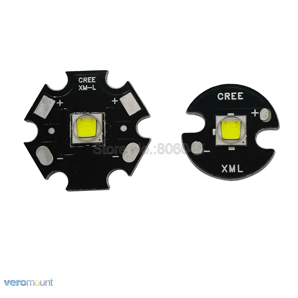 Светодиодный излучатель CREE XML2 холодный белый 6500 К нейтральный 4500 к теплый 3000 16 мм