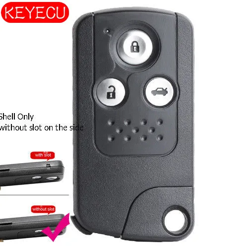 Keyecu умный дистанционный чехол для ключей Fob 3 кнопки Замена Honda Civic 2012-2015 |
