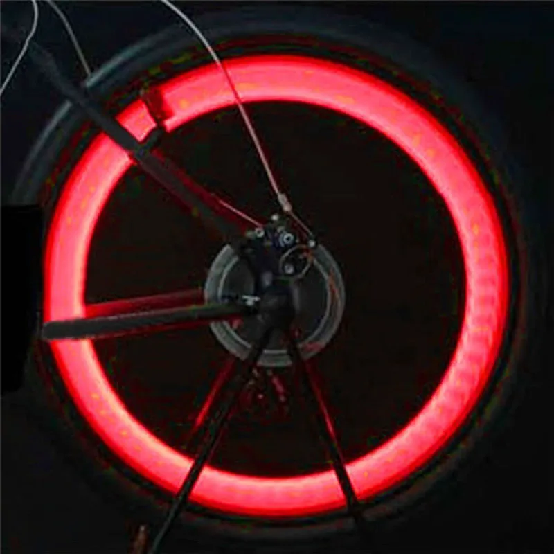 2PCS Colorful Bike Bicycle Cycling Spoke Durable Long Lasting Convenient Wire Tire Tyre Wheel LED Bright Light Lamp#267301 | Автомобили и