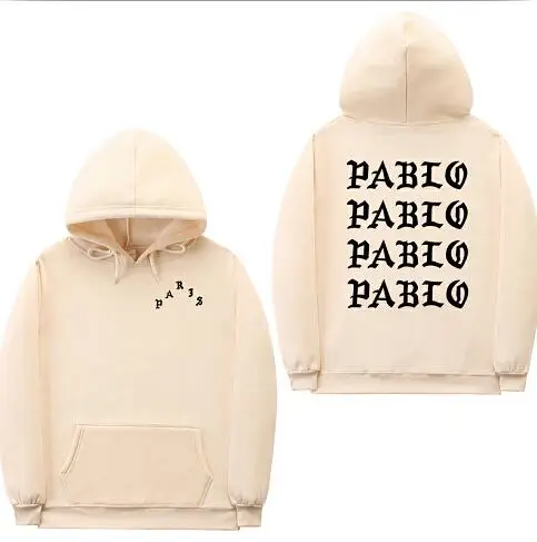 238 I Feel Like Paul Pablo Kanye West, мужские толстовки с капюшоном, толстовки в стиле хип-хоп, уличная толстовка с капюшоном pablo, худи - Цвет: 238