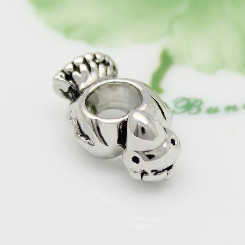 Европейские и американские популярные шармы бусины в форме животных деревянные