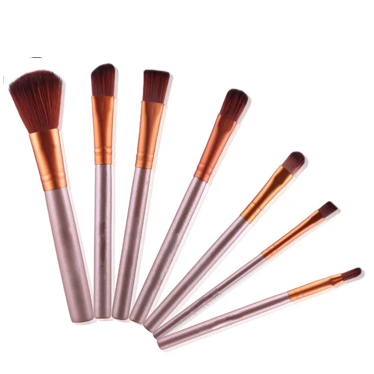 Burlywood color 7 pcs Кремовый Макияж для лица консилер Палитра Профессиональные кисти