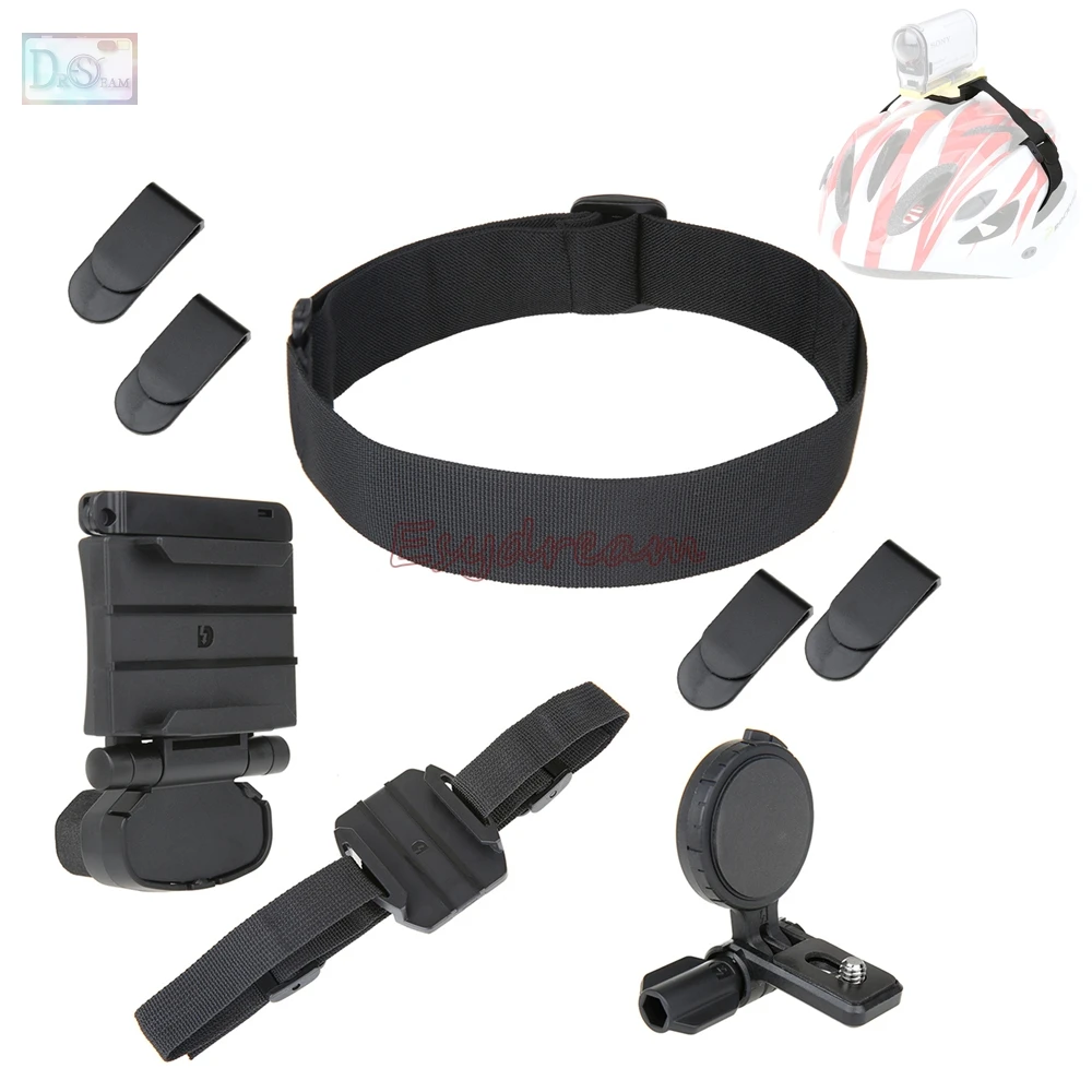 Helmet Head Mounting Mount Kit for Sony Action Camera HDR-AS15 HDR-AS30V HDR-AS100V HDR AS20 AS30V AS200V AS100V as BLT-UHM1 | Электроника