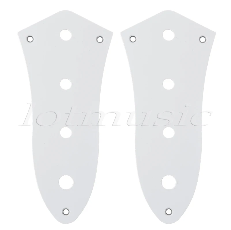 2 шт. белый отверстия управления пластина для джаза бас-гитара 3 ply | Спорт и