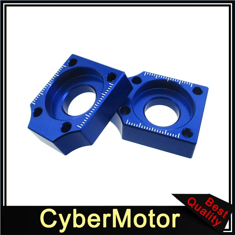 Blue CNC Алюминий 15 мм Цепной валик натяжитель регуляторы блоки для ямы грязи велосипед Мотоцикл Мотокросс Motard - Цвет: Blue