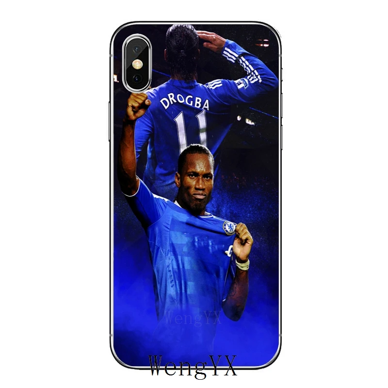 Didier Drogba footballer Тонкий Силиконовый ТПУ мягкий чехол для телефона для Apple iPhone 4 4S 5 5S 5c SE 6 6s 7 8 plus X XR XS Max - Цвет: Didier-Drogba-A-10