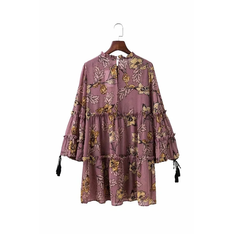 MYDC 2018 Весна-осень Женская мода Платья повседневные короткие Платье