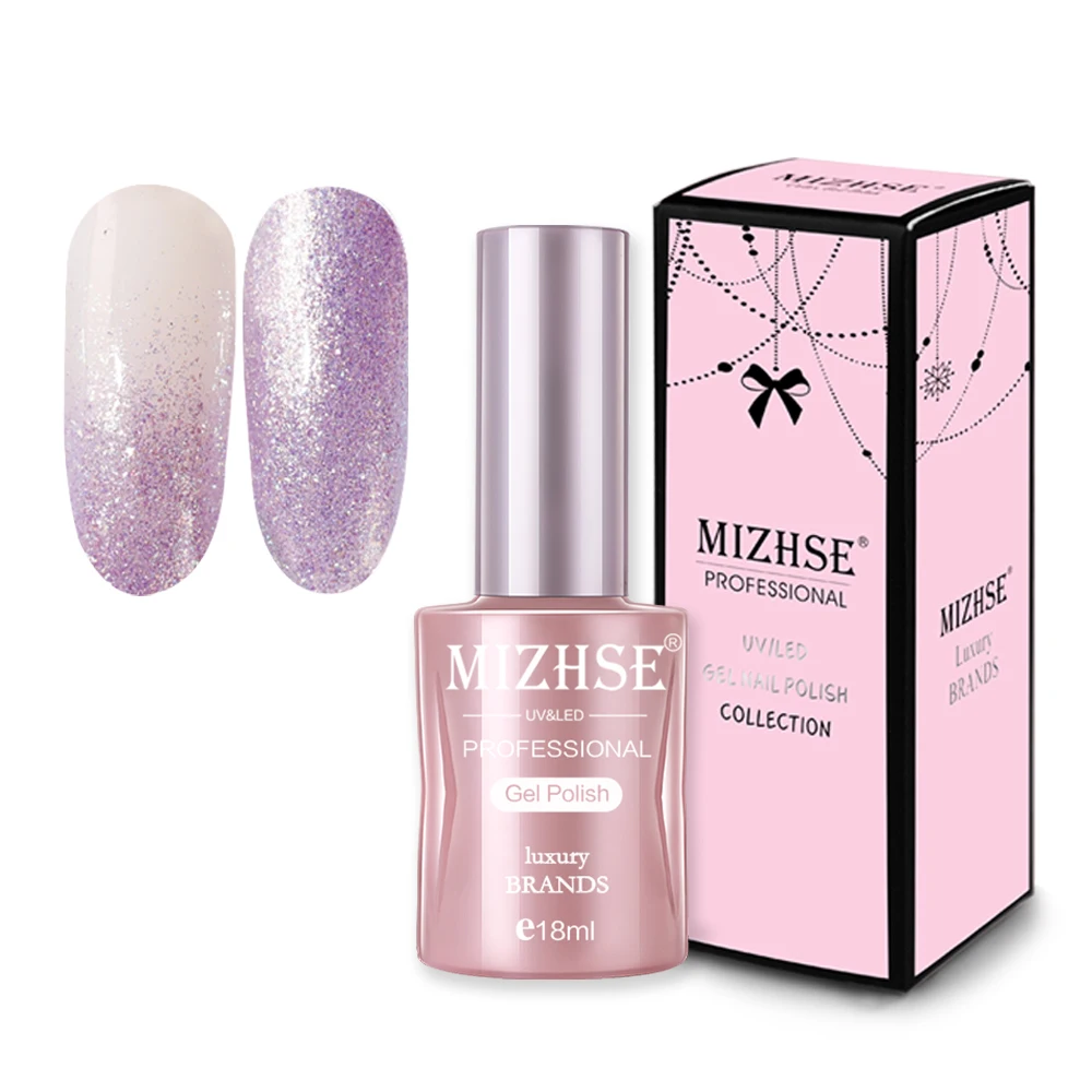 ZGJSF005 MIZHSE, 18 мл, лак для ногтей, блеск, высокий блеск, замочить от УФ-геля, гибридный Блестящий цветной гель с подарочной коробкой, маникюрный топ и Базовое покрытие - Цвет: ZGJSF005