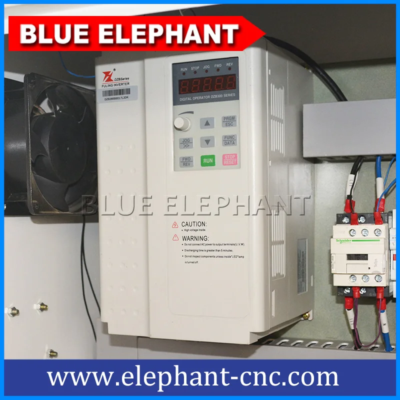 Синий слон 1325 вращающийся 4 осевой Настольный фрезерный станок с ЧПУ Устройство