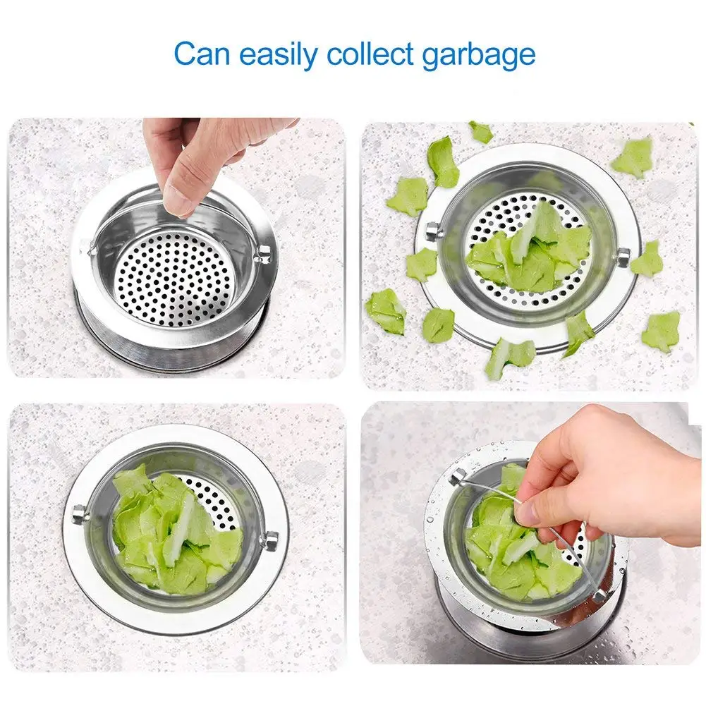 SHGO 2PCS обновления из нержавеющей стали сетка для кухонной раковины (ручные)