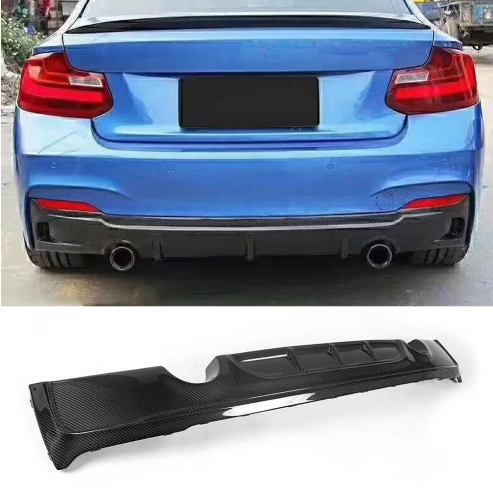 Carbon Fiber Rear Lip Spoiler High Quality Bumper Diffuser Car Modification For BMW 2 Series F22 M220i M235i 2014.15.2016.2017 | Автомобили