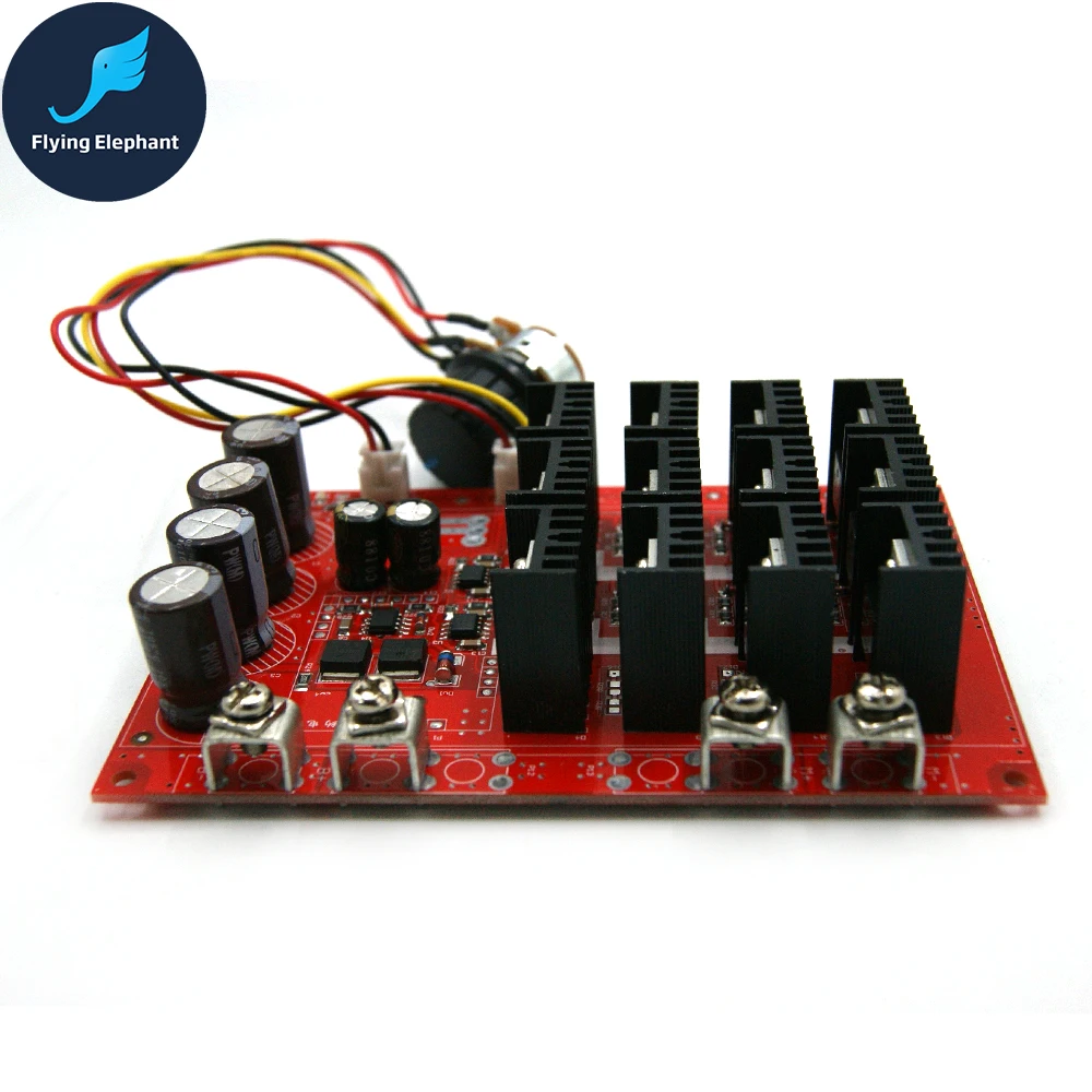DC 10 50V PWM контроллер скорости двигателя постоянного тока 3000w (макс.) Переключатель