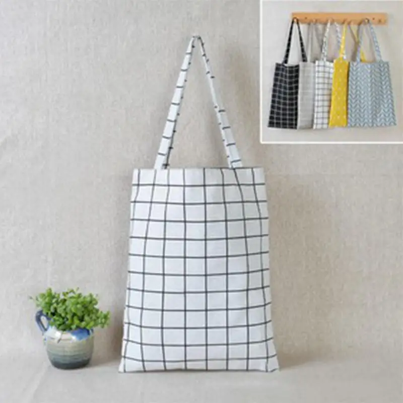 1 шт. многоразовые хозяйственные сумки из хлопка Экологически чистая