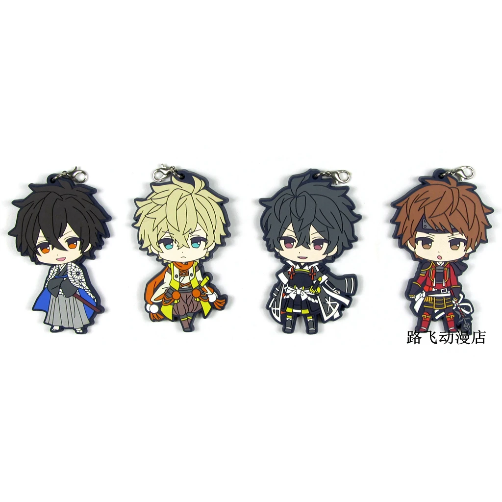 Фигурка аниме Sanada Yukimura модель Hijikata Toshizou Oda Nobunaga Tokugawa Ieyasu резиновый брелок