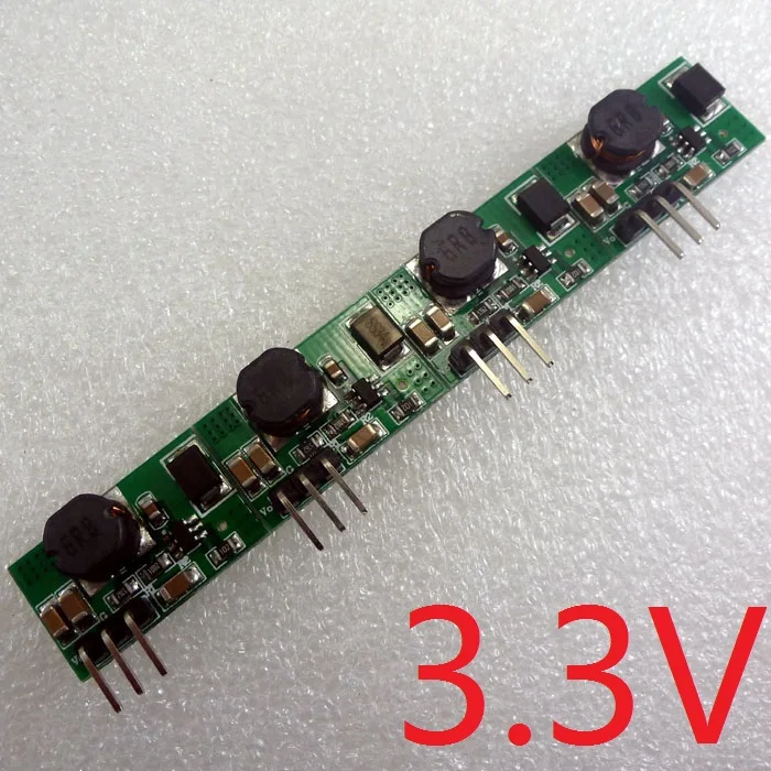 

CE019*4 4pcs 5V 12V to 3.3V DC DC Step Down Converter Buck Module for diy Breadboard PCB Universal board Power