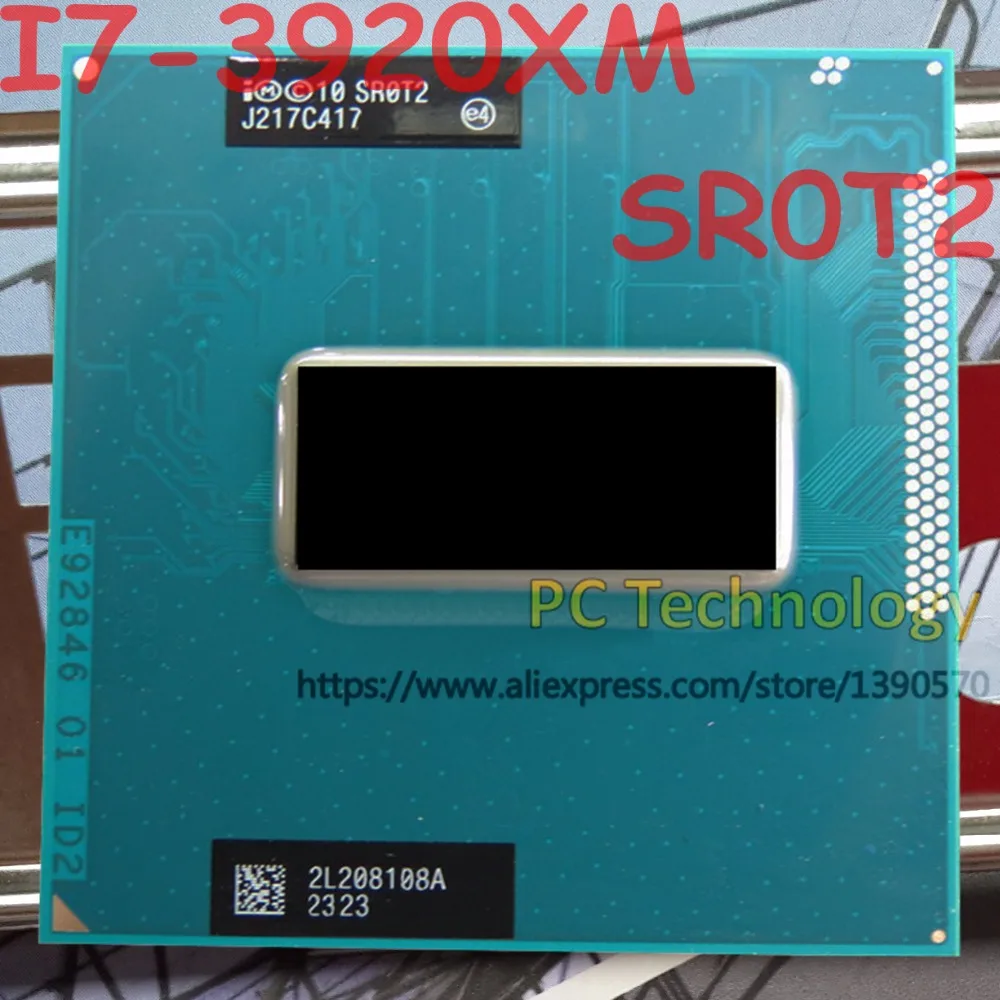 Оригинальный процессор Intel Core SR0T2 I7 3920XM 2 9 ГГц 3 8 L3 = м четырехъядерный Бесплатная